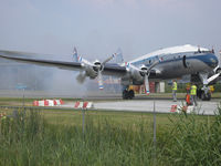 N749NL @ EHLE - Engine Test at Aviodrome ,Aviation Museum, june 2008 - by Henk Geerlings