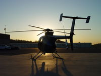 N108PP @ POC - Looking into the sun at Brackett - by Helicopterfriend