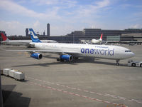 OH-LQE @ RJAA - Spcl cs One World, Finnair - by Henk Geerlings