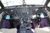 N100EG @ ORL - Cockpit of Gulfstream 1 at NBAA - by Florida Metal