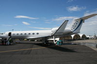 N550GD @ ORL - Gulfstream G550 at Gulfstream display at NBAA - by Florida Metal