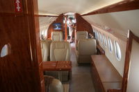 N900EX @ ORL - Interior of Falcon 900LX at NBAA