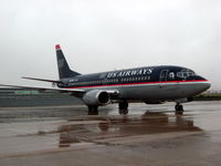 N527AU @ KCLT - 737 on ramp - by Connor Shepard