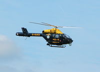 G-SUSX @ EGKA - SUSSEX POLICE MD900 JUST AIRBOURNE ON A SHOUT - by BIKE PILOT