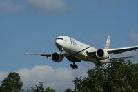 AP-BID @ EGLL - PIA B773 ON FINALS 27L - by Syed Rasheed