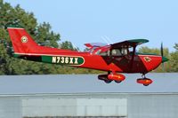 N736XX @ MIC - Cessna R172K serial R1722880, Minnesota Wild on the tail, Go Wild on the door.  Minnesota Wild is the local NHL hockey team - by Timothy Aanerud