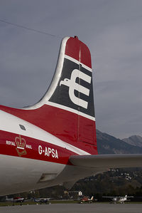 G-APSA @ LOWI - British Eagle DC6 - by Yakfreak - VAP