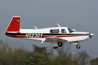 N5230Y @ LFSB - cleared to land rwy 15 - by runway16