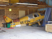 SE-FOG @ ESKB - In hangar at Barkarby Airport - by Henk Geerlings