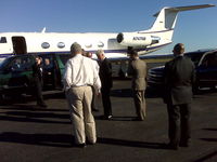 N747NB @ KPBF - Bill Clinton and his entourage plus secret service... - by Larry Tipton