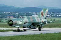 362 @ LZSL - This bright coloured MiG-21 was a participant of the 1998 Co-operative Change exercise. - by Joop de Groot