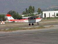 N4355L @ POC - Taxiing for take off at Brackett - by Helicopterfriend