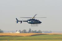 N407LG @ CID - St. Luke's chopper coming in for fuel - by Glenn E. Chatfield