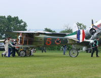 F-AZFP @ LFFQ - Spad S XIII C1 replica F-AZFP painted as French Air Force 5/S3836 - by Alex Smit