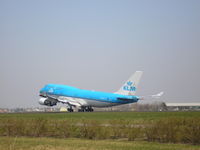PH-BFL @ EHAM - Departure from runway 36L - by Henk Geerlings