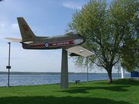 23649 - The Golden Hawks were a Canadian military aerobatic flying team established in 1959 to celebrate the 35th anniversary or the Royal Canadian Air Force (RCAF) and the 