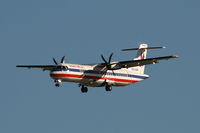 N529AM @ DFW - Landing runway 36L at DFW - by Zane Adams