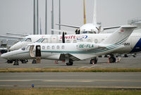 OE-FLA @ LFBO - Parked at the General Aviation area... - by Shunn311