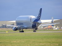 F-GSTA @ EGNR - departing from Hawarden - by chris hall