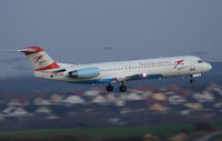 OE-LVB @ VIE - Austrian arrows Fokker F-100 - by Joker767