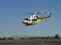 N120LA @ POC - Turning westbound for departure - by Helicopterfriend