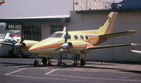 C-GTTF @ KVNY - As it was in 1981 as N5BE on jacks at KVNY - by Nick Dean