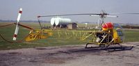 G-AYEL @ EGTK - Bell 47