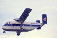 G-ASZJ @ EGTB - British Airways Scottish - by Peter Ashton