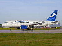 OH-LVK @ EGCC - Finnair - by chris hall