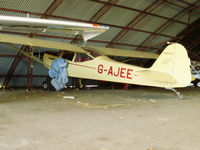 G-AJEE @ EGCB - Privately Owned - by chris hall