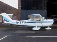 G-BPVA @ EGCB - South Lancashire Flyers Group - by chris hall