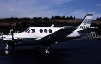 N66AD @ KBFI - this king air is parked - by Nick Dean