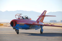 N905DM @ KBJC - Salute to Veteran's 2008 event at Broomfield Colorado. Two seat Chinese built advanced fighter trainer. It was built in Chengdu from 1966 to 1986. Colors of the Russian Air Force. It is one of only two in the U.S. - by Bluedharma