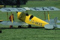 G-AKXS - Moth Rally 1992, Woburn Abbey, Bedfordshire, England - by Peter Ashton