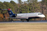 N422AW @ ORF - US Airways Express (Air Wisconsin) N422AW (FLT AWI3860) from Charlotte/Douglas Int'l (KCLT) landing on RWY 23. - by Dean Heald