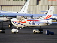 G-BFHU @ EGGP - parked on the GA apron at Liverpool Airport - by chris hall