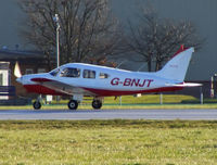 G-BNJT @ EGNR - departing from Hawarden - by Chris Hall