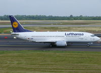 D-ABEI @ EDDL - Boeing B737-330 D-ABEI Lufthansa - by Alex Smit