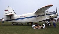 OM-UIN @ EGTC - Antonov AN-2. PFA Rally 1994 - by Peter Ashton