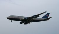 N128UA @ KORD - Boeing 747-400