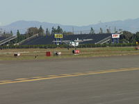 N1581C @ POC - Tail has already lifted on take off - by Helicopterfriend