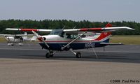 N9841L @ SFQ - Civil Air Patrol girl on the ramp between flights