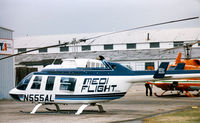 N555AL @ FTW - Bell 206 - Medi Flight - by Zane Adams