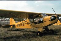 N87927 @ ZAHNS - Seen at Zahns Airport, Amityville, NY in 1977 - airfield later closed in 1980. Good to see this Cub still active in 2008. - by Peter Nicholson