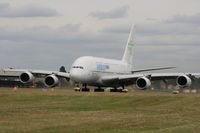 F-WWDD @ EGLF - Taken at Farnborough Airshow on the Wednesday trade day, 16th July 2009 (Displaying temporary registration F-WWDD). - by Steve Staunton