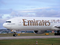 A6-EBA @ EGCC - Emirates - by chris hall