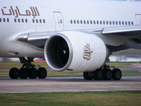 A6-EBA @ EGCC - Emirates - by chris hall