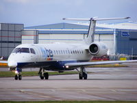 G-EMBJ @ EGCC - flybe - by chris hall