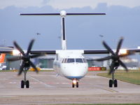 G-JECK @ EGCC - flybe - by chris hall