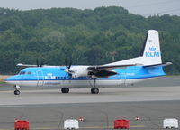 PH-LXR @ EDDL - Fokker F-27-50 Friendship PH-LXR KLM Cityhopper - by Alex Smit